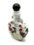 White Painted Porcelain Snuff Bottle in the Shape of a Moon Flask and Painted With Roosters For Sale - Image 8 of 15