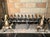 1970s French Mid-Century Modern Stylized Brass Duck Andirons - A Pair For Sale In Los Angeles - Image 6 of 10