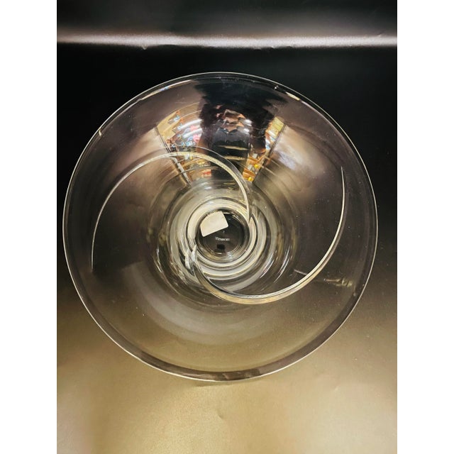 Contemporary Late 20th Century Large Waterford Crystal Siren Pattern Centerpiece Bowl For Sale - Image 3 of 13
