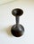 Antique Japanese bronze vase from the Meiji period (1867-1912). Features an elegant narrow neck and light, natural patina,...