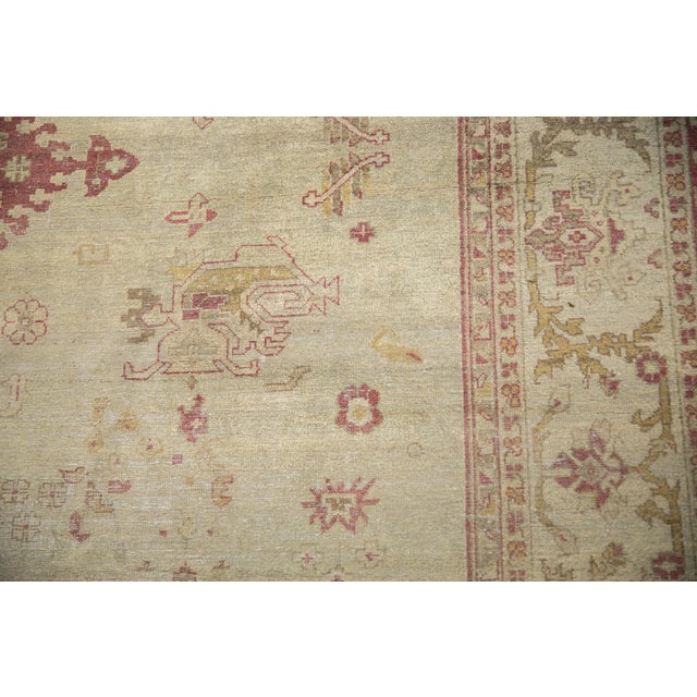 Vintage Distressed Amritsar Carpet - 9' x 11'9" For Sale In New York - Image 6 of 14