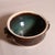 Mid-Century Modern Vintage Signed Wabi Sabi Studio Pottery Stoneware Bowl With Sculptural Handles in a Earthy Brown & Green Glaze For Sale - Image 3 of 10