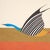 Contemporary Schumacher x Peg Noriss Flying West Wallpaper In Orange For Sale - Image 3 of 6