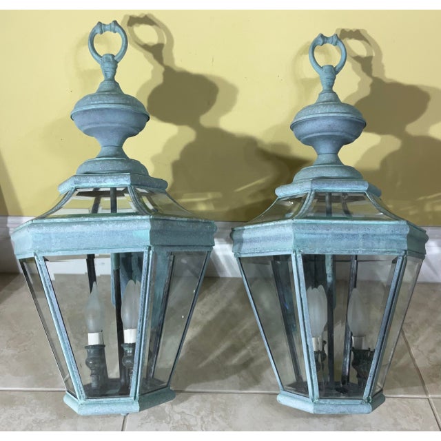 Pair of Vintage Solid Brass Wall Hanging For Sale - Image 10 of 12