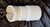 Ivory Art Deco Wall Lamp with Opaque White Stepped Glass Shade in a Porcelain Mount, 1930s For Sale - Image 8 of 9