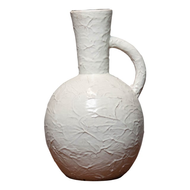 Floor Vase in Glazed Earthenware by Andersson & Johansson for Hoganas Keramik, Sweden, 1930s For Sale