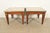 Brown Baker Furniture French Regency Louis XVI Cherry, Burl Wood, and Brass Side Tables, Pair For Sale - Image 8 of 10