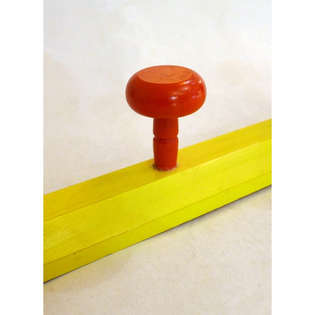 Pencil Wall Hooks in the style of P. Sala, 1980s For Sale - Image 6 of 9