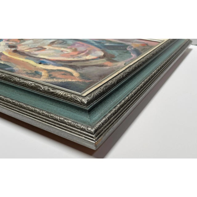 1970s Oil on Canvas Portrait by Hannah Dalbey - For Sale In Monterey, CA - Image 6 of 8