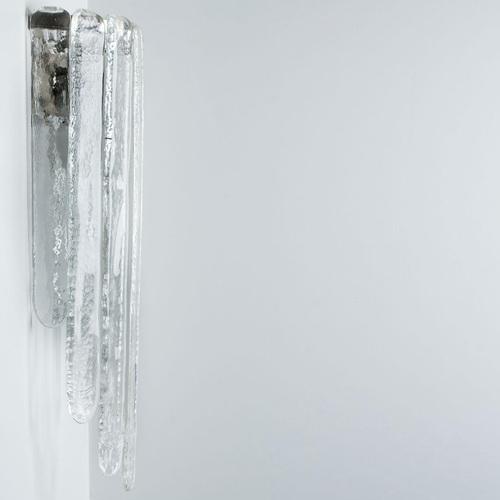 Long Clear Wall Lights from Mazzega, 1970s, Set of 2 For Sale - Image 17 of 18