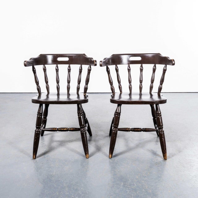 English Penny Chairs, 1970s, Set of 2 For Sale - Image 6 of 8