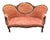 Victorian Settee, Cameo Back Loveseat For Sale