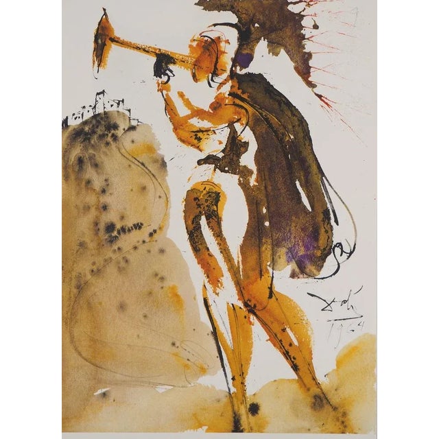 Salvador Dali, Biblia Sacra: The Trumpets of Zion, 20th Century, Lithograph For Sale - Image 4 of 6
