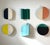 Mid-Century Modern Round Sculpture in Yellow and Cream For Sale - Image 3 of 6