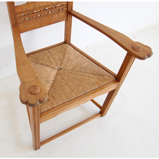 Wood 20th Century Worpswede Armchair, 1890s For Sale - Image 7 of 18