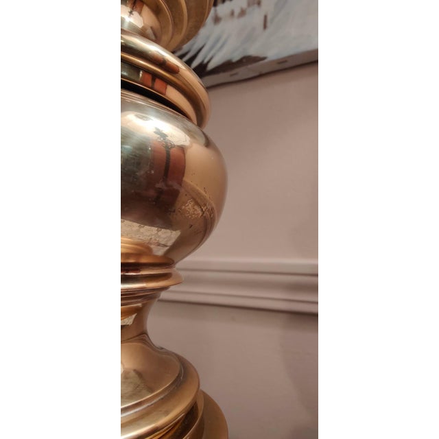 1970s American Classical Brass Stiffel Table Lamp For Sale - Image 10 of 14