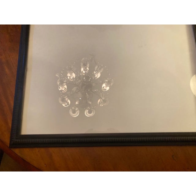 2000s Black Wood Art or Photo Frame With Brown Undertones For Sale - Image 4 of 11