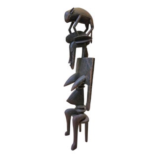 African Wooden Dogon Figure Sculpture, 1960s For Sale