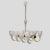 Metal Rostrato Murano Glass Chandelier by Barovier and Toso, 1940s For Sale - Image 7 of 7