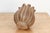 Brown Large Carved Brown Marble Lotus Bowl For Sale - Image 8 of 9