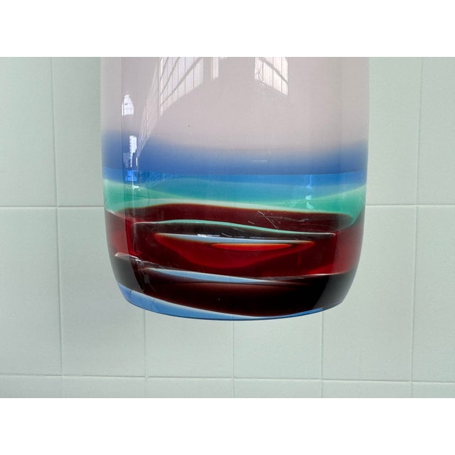 1950s Murano Glass Pendant Lamp attributed to Massimo Vignelli for Venini, 1950s For Sale - Image 5 of 14