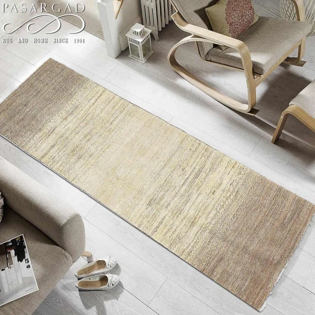 2020s 2020s Ivory Genuine Persian Gabbeh For Sale - Image 5 of 5