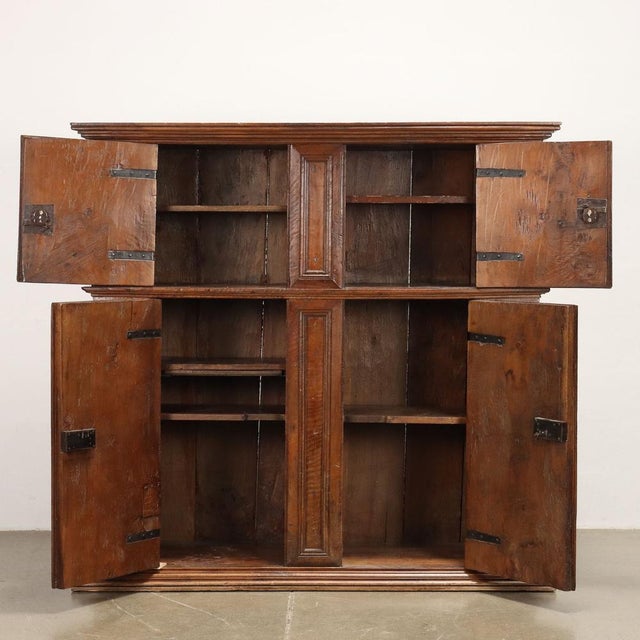 Antique Cupboard with Walnut Doors For Sale - Image 3 of 16
