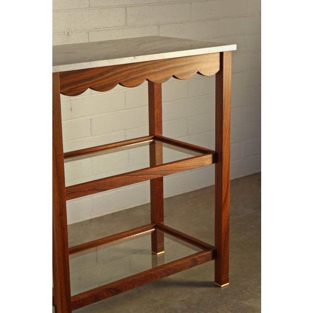 The Claudette is a serving table created by the artisans of Terraforma Designs to harmonize old-world elegance with...