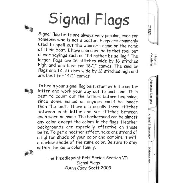 White "The Needlepoint Belt Series" 2003 Scott, Anne Cady For Sale - Image 8 of 14
