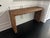 Farmhouse Coastal Rattan Console Table For Sale In Chicago - Image 6 of 11