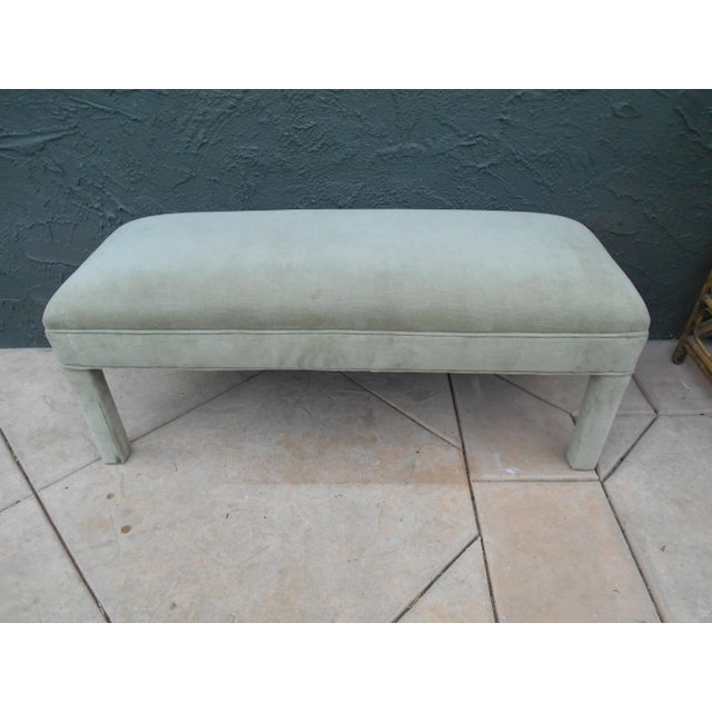 Upholstered Parsons Bench Chairish