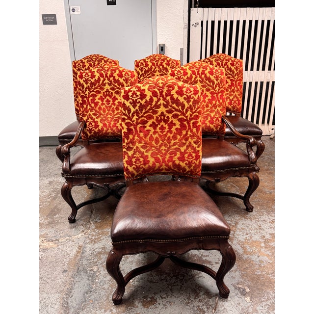 Design Plus Gallery presents the Set of Six Hills of Tuscany Dining Chairs from Thomasville Furniture. This set includes...