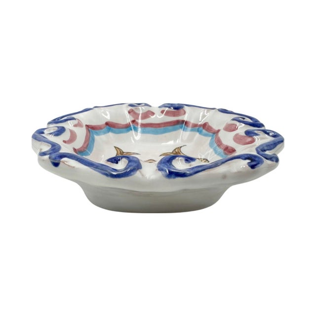 Contemporary Vintage 5-Star Le Sirenuse Hotel Ceramic Ashtray Positano Italy For Sale - Image 3 of 12