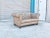 Tan 1970s Vintage Tan Leather Tufted Chesterfield Loveseat For Sale - Image 8 of 12