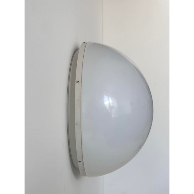 German Metal and Opaline Wall Lights, 1970s, Set of 2 For Sale - Image 12 of 16