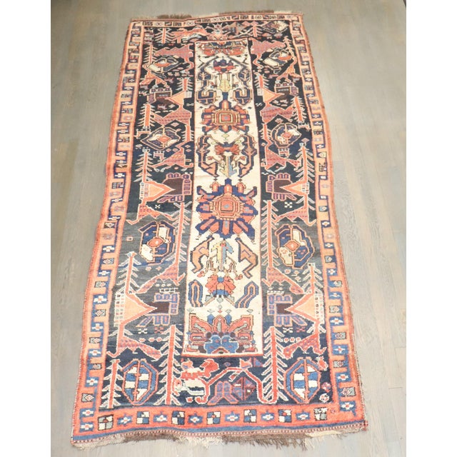 Tribal Northwest Persian Wide Intermediate Runner rug no. j5274 For Sale In New York - Image 6 of 8
