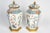 Metal Lidded Vases in Porcelain and Gilded Bronze, 20th Century, Set of 2 For Sale - Image 7 of 8