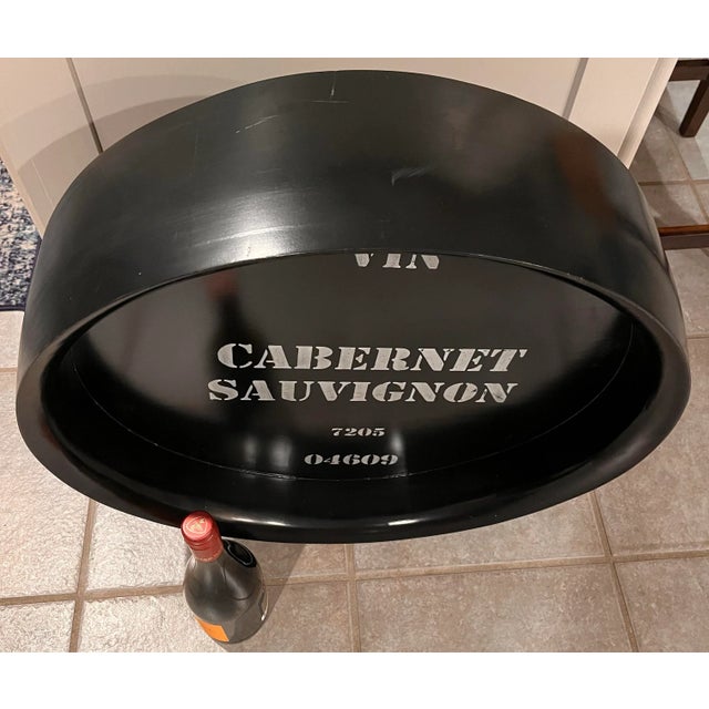 Ballard Designs Cabernet Sauvignon Large Wine Barrel Wall Plaque Tray For Sale In New York - Image 6 of 12