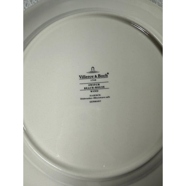 Villeroy & Boch Villeroy & Boch 1748 Switch Beach-House Wind Dinner Plate For Sale - Image 4 of 6