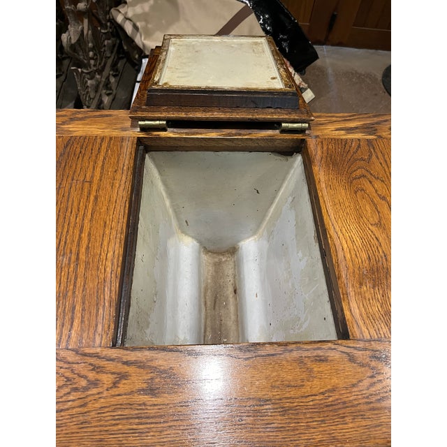 Wood 1900s Antique Ice Box Cabinet For Sale - Image 7 of 9