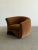 W39 D38 H31 SW22 SD23 SH19 The “Kagan Style Sculptural Lounge Chair” has an upright, firm seat with ample seat depth...