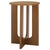 Ashanka End Table in Walnut For Sale In Philadelphia - Image 6 of 8