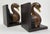 Mid 20th Century Vintage Wooden Swan Bookends With Gilt Detail For Sale - Image 5 of 10