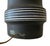 Ceramic Rare 60s Vintage Pair Monumental Double Stacked Tootsie Roll Jane and Gordon Martz Dark Gray Table Lamps For Sale - Image 7 of 9