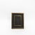 Kifu Paris Picture Frame 5x7” in Black Shagreen With Brass Details by Kifu Paris For Sale - Image 4 of 8
