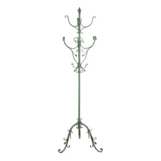 20th Century Painted Metal Coat Rack For Sale
