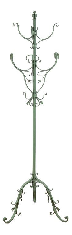 20th Century Painted Metal Coat Rack
