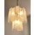 Early 21st Century Veined White Alabastro Strip "Listelli" Murano Glass Chandelier For Sale - Image 6 of 8