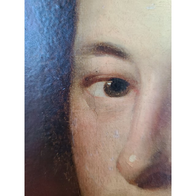 Early 19th Century Antique Early 19th Century Oil Painting Portrait of a Handsome Sea Captain For Sale - Image 5 of 18
