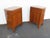 Tall and Narrow Mahogany Nightstands End Bedside Tables a Pair 6658 For Sale - Image 9 of 18